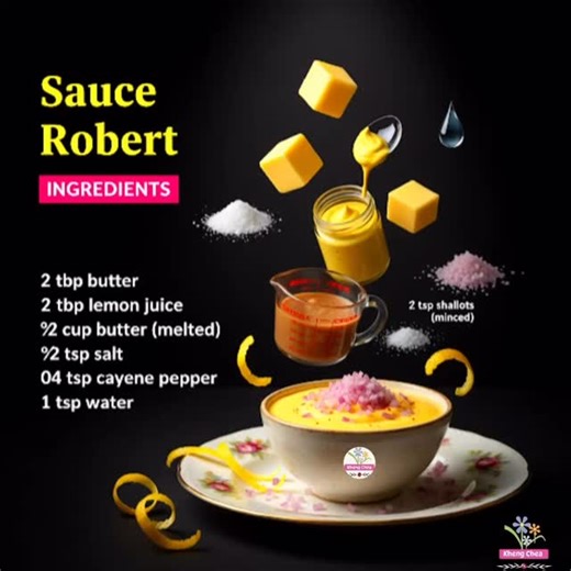 113 reactions · 30 shares | How to Make Sauce Robert Instructions 1. Melt butter in a saucepan, stir in flour, and cook for 1 minute to form a roux. 2. Gradually whisk in veal stock, simmering for 10 minutes. 3. Stir in mustard, salt, and shallots, then serve warm. #bychefkhengchea #fypageシ #fypシ #fyp #recipe #food #frenchsauce #homemade #recipesharing #gamedayfood #lifehacks #fblifestyle #howto #kitchenhacks #sauce | Kheng Chea | Facebook