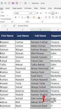 Lesson-36 | Excel for Beginners to Advanced | join text from multiple cell to a single cell in excel