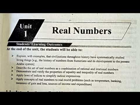 1.1 INTRODUCTION TO REAL NUMBERS | GS ACADEMY |
