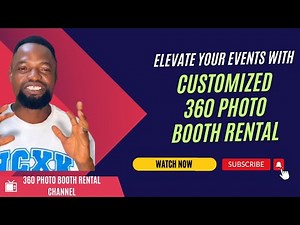 Elevate your event with Customized 360 Photo Booth