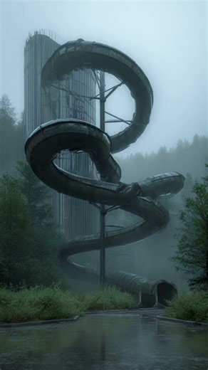 The Slide No One Survived 💀 | #shorts #creepy #ai