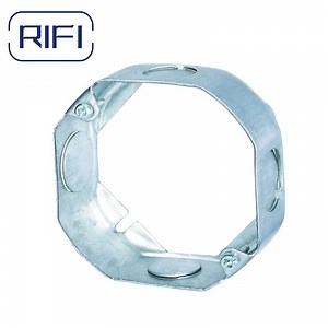 [Hot Item] Octagonal Galvanized Steel Box Electrical Conduit Box Extension Ring Box
