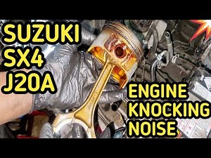 SUZUKI SX4/ VITARA J20A ENGINE KNOCKING NOISE DIAGNOSE AND FIX