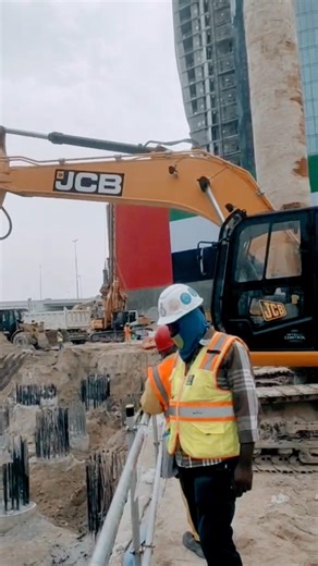 Amazing JCB Excavator Skills Digging and Foundation Work #jcb #excavator #shorts #cat
