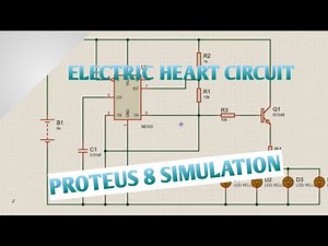 Electronic Heart Simulation in Proteus 8