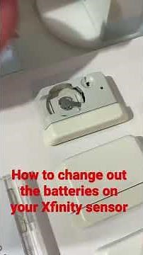 How to change out the batteries on your XFINITY door sensors