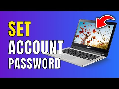 How To Set Password On Asus Vivobook Laptop