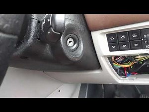 How to remove Citroen Peugeot steering lock removal