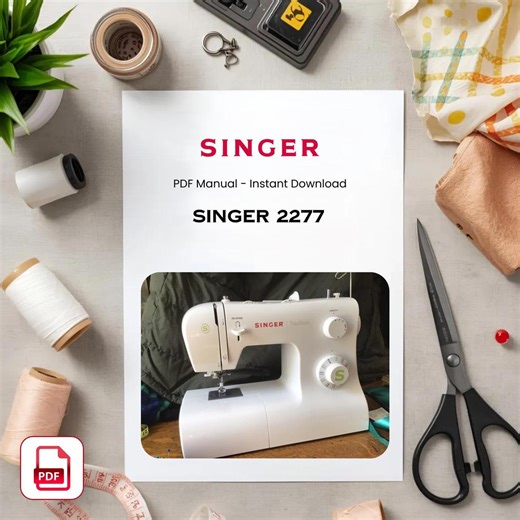 Singer 2277 Sewing Machine Manual – Vintage Instruction Book (PDF Download) - Etsy