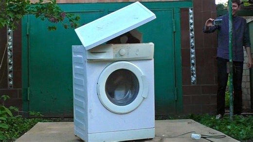 The Real Power of Washing Machines — Don't Place Bricks Inside of Washing Machines