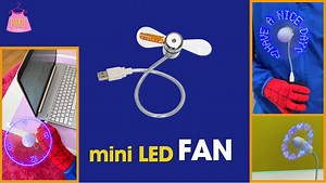 590K views · 3.6K reactions | Mini USB LED Display Fan Have a great weekend!  *this is a fun family honest review + rating video | Pakupakiss | Facebook