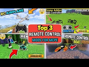 Top 3 RC MODS for MCPE || Best Mods for MINECRAFT PE