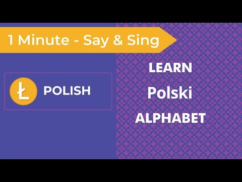 Learn the Polish Alphabet in 60 Seconds | Polish Alphabet Song | Teach and Learn Polish Alphabet