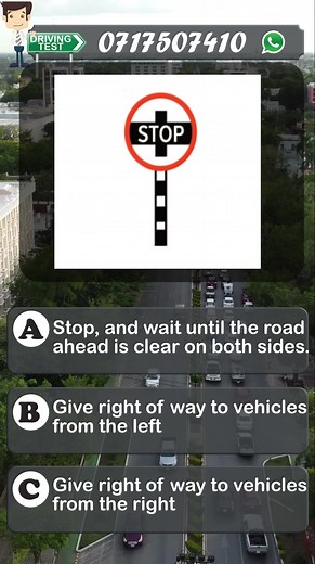 Road Sign - 5 #vid#provisionallicence #driverslicense #zim #roadtest#viral#provisionallicenceexam