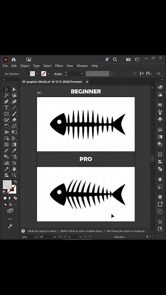 Adobe Illustrator 2026 - Tip to use envelope tool #rfgraphicsworld