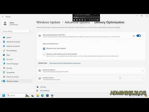 How to Optimize Windows Update Delivery Preferences