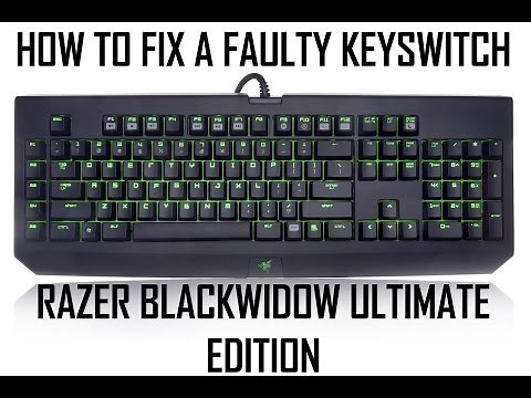 How to Fix a Faulty Keyswitch: Blackwidow Ultimate - FAIL