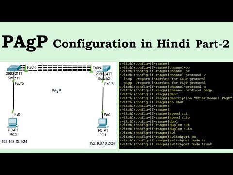 Port Aggregation Protocol (PAgP) Configuration in Hindi | Part-2