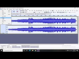 Remove Vocals from Song using Audacity