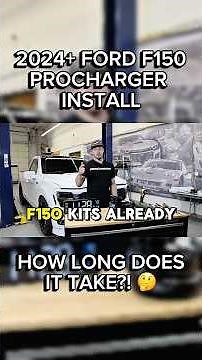60-Second ProCharger Install on 2024+ Ford F-150 | Lightweight, Fast, Ready to Boost!