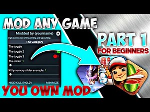 HOW TO MAKE A MOD MENU | PART 1