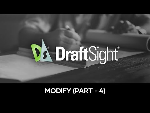 DraftSight 2020 Tutorial - Trim, Fillet, Chamfer, Extend - 09