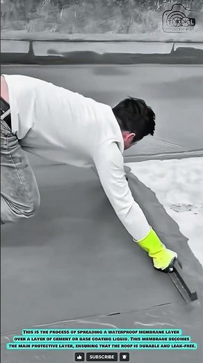 Practical Roof Membrane Installation Tool | Quick Waterproofing Technique for Maximum Protection