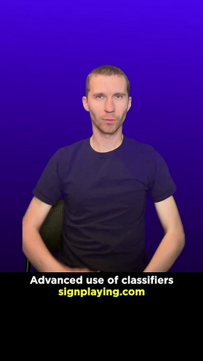 I'm excited to teach you about ASL classifiers! Watch this demo video of some advanced techniques for ASL classifiers. If you want to learn more about advanced ASL classifiers, I am hosting a special Zoom session with Douglas Ridloff at 8-9 p.m. EST Monday, April 15. Register for $20 at tinyurl.com/aslmonday . (You can get a Certificate of Completion and 0.1 RID CEU for the PS category.)