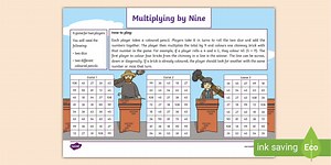 Up the Chimney - Multiplying by Nine Game