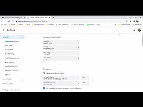 Google Calendar - Create Calendar and Import ICS File
