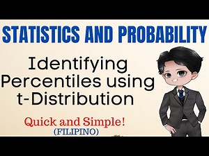 Identifying Percentiles using the t-Distribution Table | t-distribution | Statistics and Probability