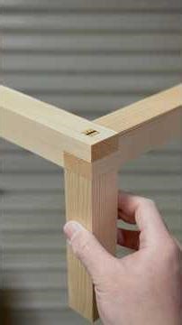 How to Join Three Pieces of Wood at a Corner. #shorts
