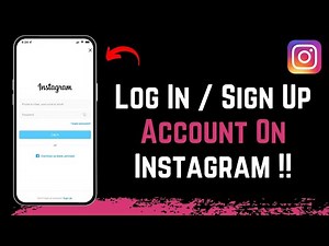 How to Login / Sign Up on Instagram