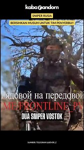 131K views · 2.4K reactions | Dua sniper dari pasukan Vostok ngendap-ngendap kayak main game stealth, nemuin posisi lawan, terus ngelumpuhin beberapa target penting. Abis itu, pasukan penyerbu langsung gerak cepet buat bersihin pos pertahanan. Kombinasi sunyi + serbu kilat ini bikin serangan makin gampang! #Militer #Perang | Kabar Random | Facebook