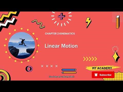 Kinematics: Linear motion | STPM Physics