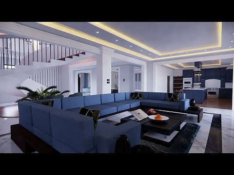 Spectacular 6 bedroom modern mansion design ID1010