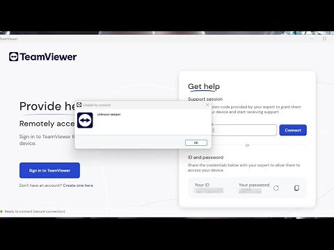 How To Resolve Teamviewer Unknown Session Error?