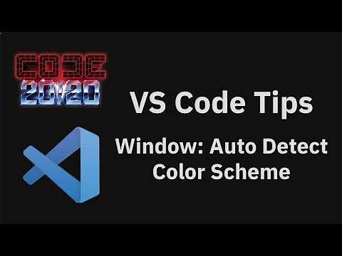 VS Code tips — Automatically switching VS Code color themes based on OS theme (light vs dark)