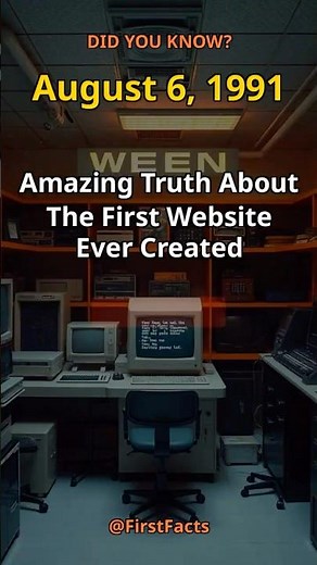 The Amazing Story of The First Website Ever Created | Historical Facts