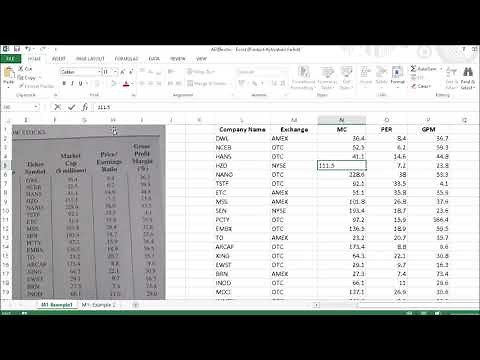 Encoding Data in Excel