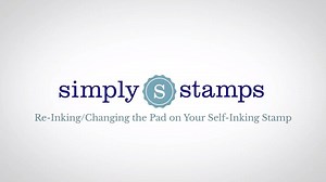 Two basic guides to re-ink a self-inking stamp. These step-by-step guides demonstrate how to change and re-ink your self-inking stamp pad. The first shows how to refill the ink pad, and the second shows how to replace the pad with a new one. Re-Inking the Ink Pad Step 1: Put your stamp in the locked position. Step 2: Remove the ink pad. Step 3: Add 3-4 ink drops across the pad. Step 4: Let soak a few seconds so there aren’t any pools of ink. Step 5: Replace the ink pad and unlock the stamp. Repl