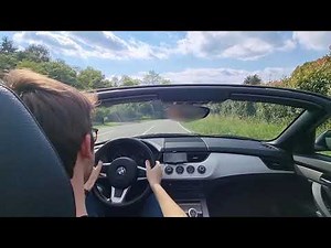 Sunny cabrio drive in BMW Z4 E89 23i (4K)