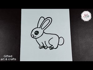How to Draw a Bunny Easily: Cute Rabbit Drawing for Beginners 🐰✨