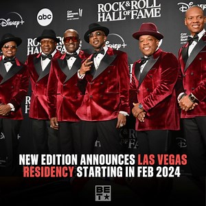 New Edition announces an upcoming Las Vegas residency starting in February 2024. We know @NewEdition always puts on a show! Remember when these 6x #SoulTrainAwards winners shut down the stage with everyone from their BET Movie? | BET