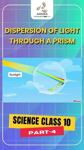 Dispersion of Light Through a Prism Part-4 | CBSE Class 10 Science | CBSE | NCERT | AASOKA