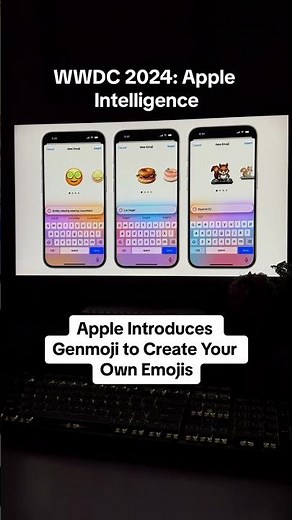 Apple Intelligence Includes Genmoji Custom Emoji