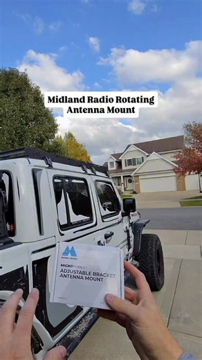 6.4K views · 77 reactions | Custom install of the rotating bracket for the @midlandusa 3dB Heavy-Duty Antenna. Just a test-fit, but I think this setup is going to be will be great solution! #jeep #midlandradio #offroad #radio #install #testfit #automotive #diy #easytodo | arctic.mojave | Facebook