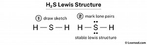 H2S Lewis structure - Learnool