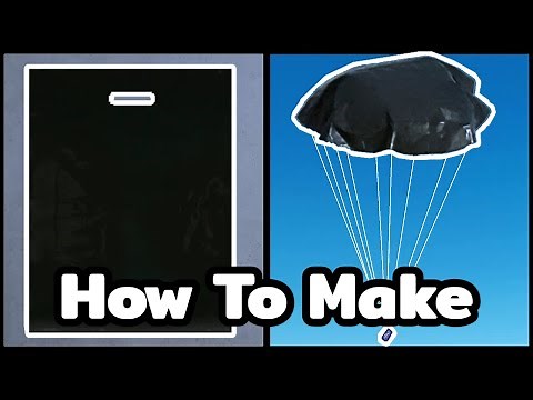 How to Make a Flying Parachute out of Trash Bag │DIY Parachute│