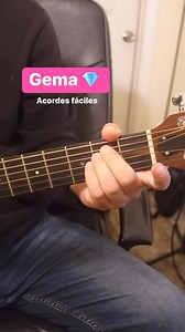 GEMA - tú como piedra preciosa. Demostración de acordes en guitarra acústica de esta canción hermosa. #acordes #guitarra #facil | Franky Soto